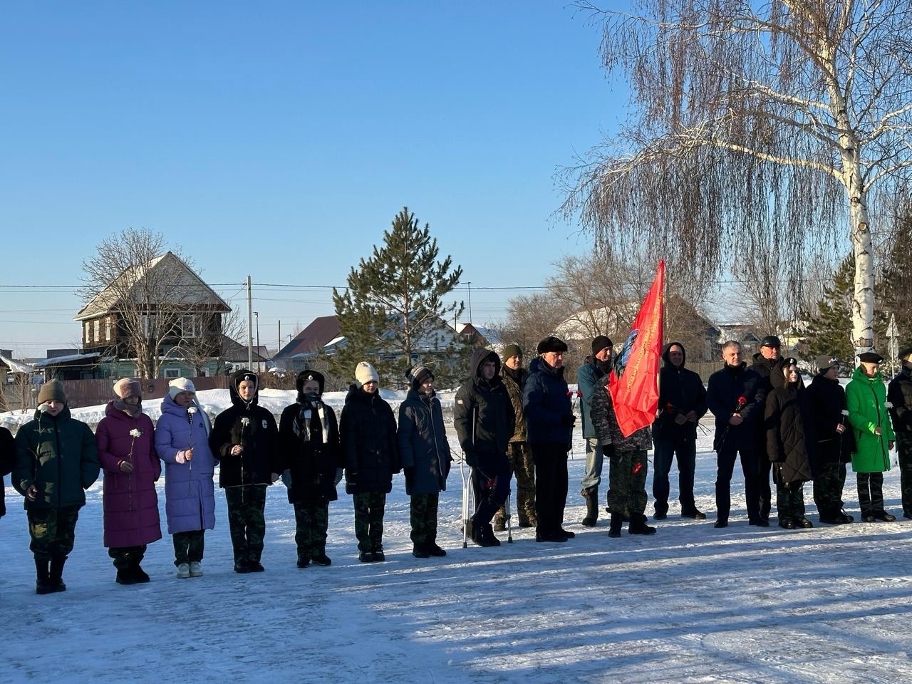 Митинг «Афганистан — незаживающая рана», посвященный 35-й годовщине вывода советских войск из Афганистана.